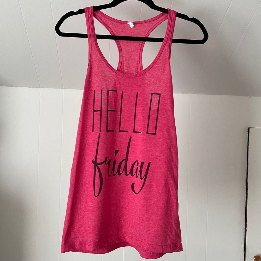 Novelty Tank | Hello Friday